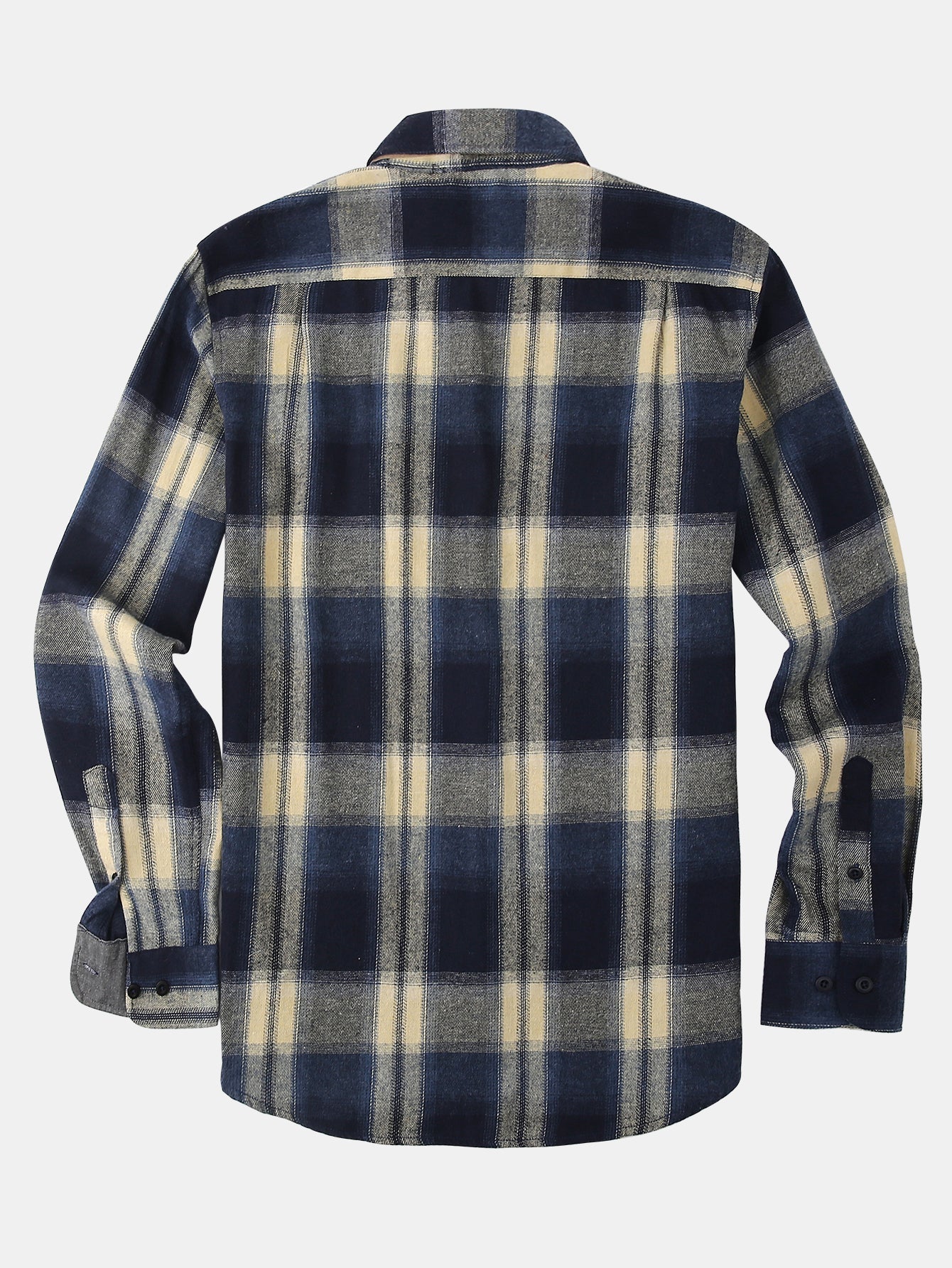 Demetrio® | Flannel Plaid Button Up Shirt