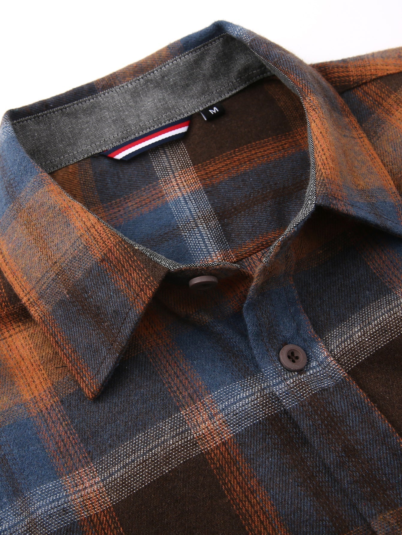 Demetrio® | Flannel Plaid Button Up Shirt