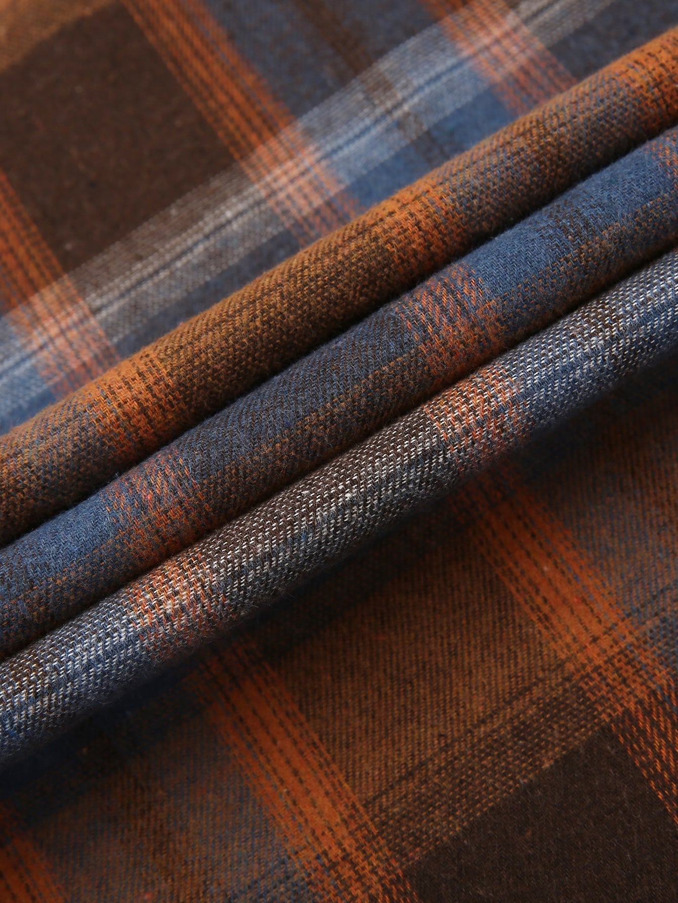 Demetrio® | Flannel Plaid Button Up Shirt