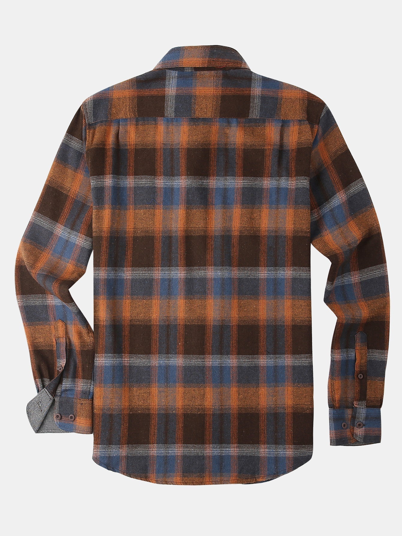Demetrio® | Flannel Plaid Button Up Shirt
