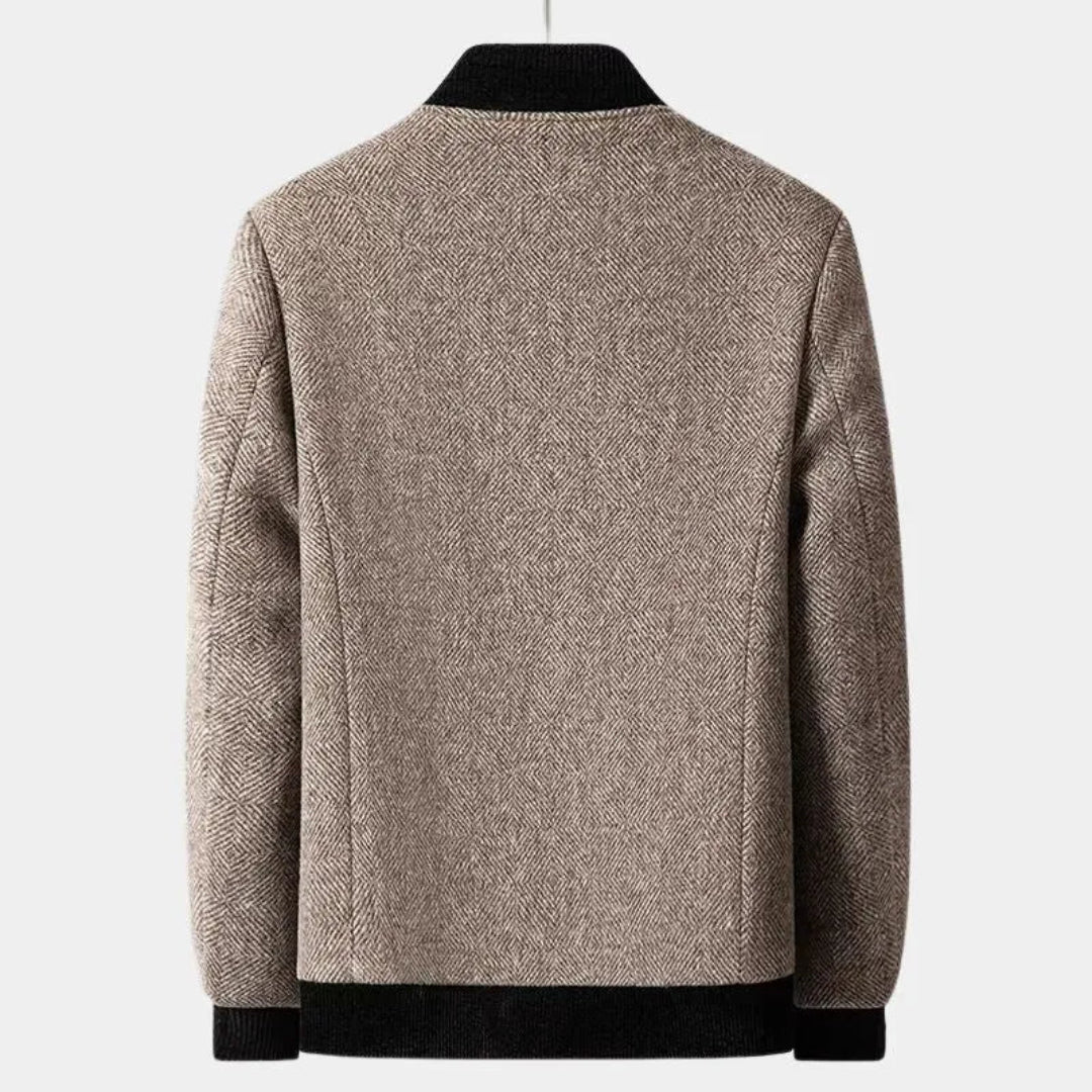 Efrén | Harrington Wool Blend Cardigan