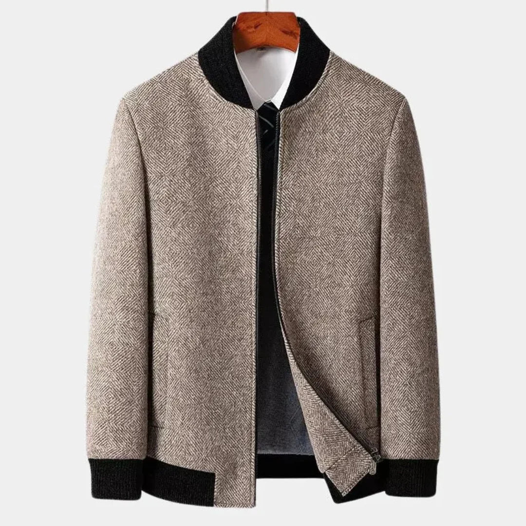 Efrén | Harrington Wool Blend Cardigan