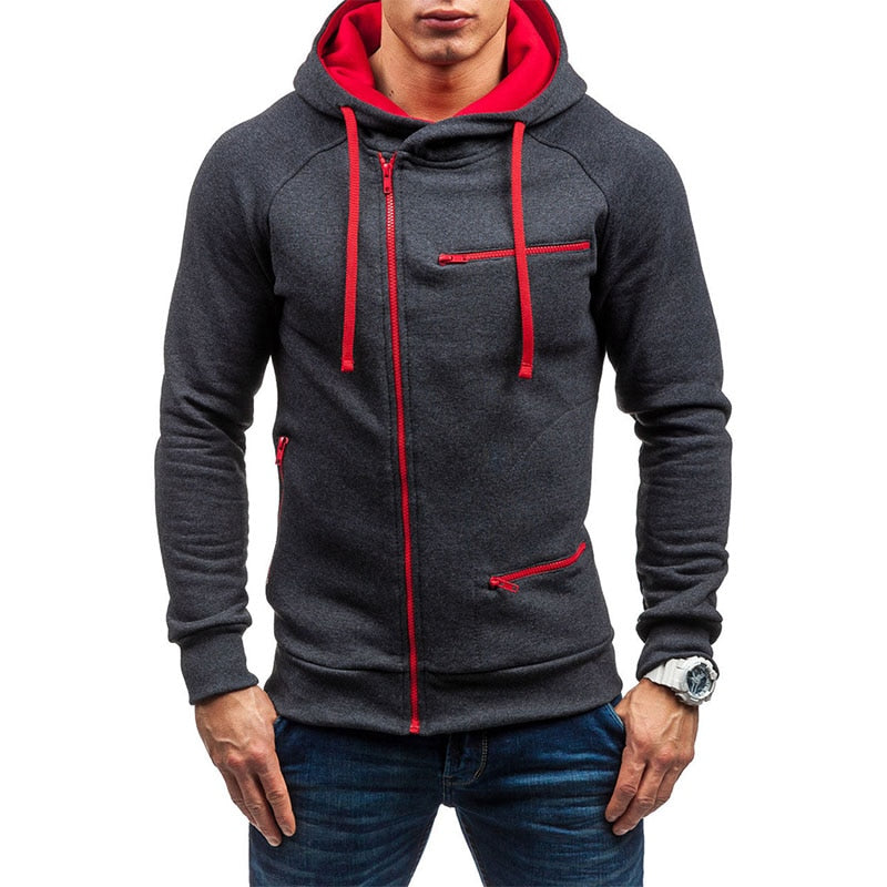 Brandon® | Casual, sporty zip-up hoodie