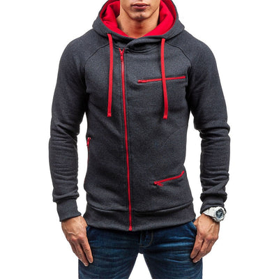 Brandon® | Casual, sporty zip-up hoodie