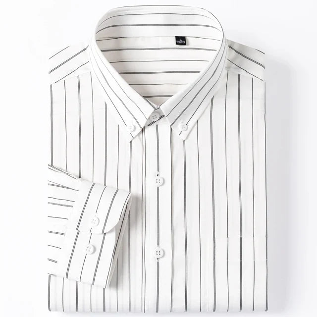 John | Elegant Striped Cotton Shirt