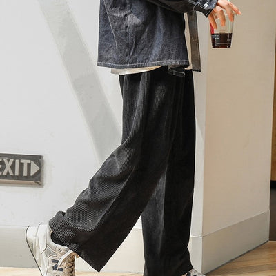 Jodan® | Casual Corduroy Trousers, Wide Trousers