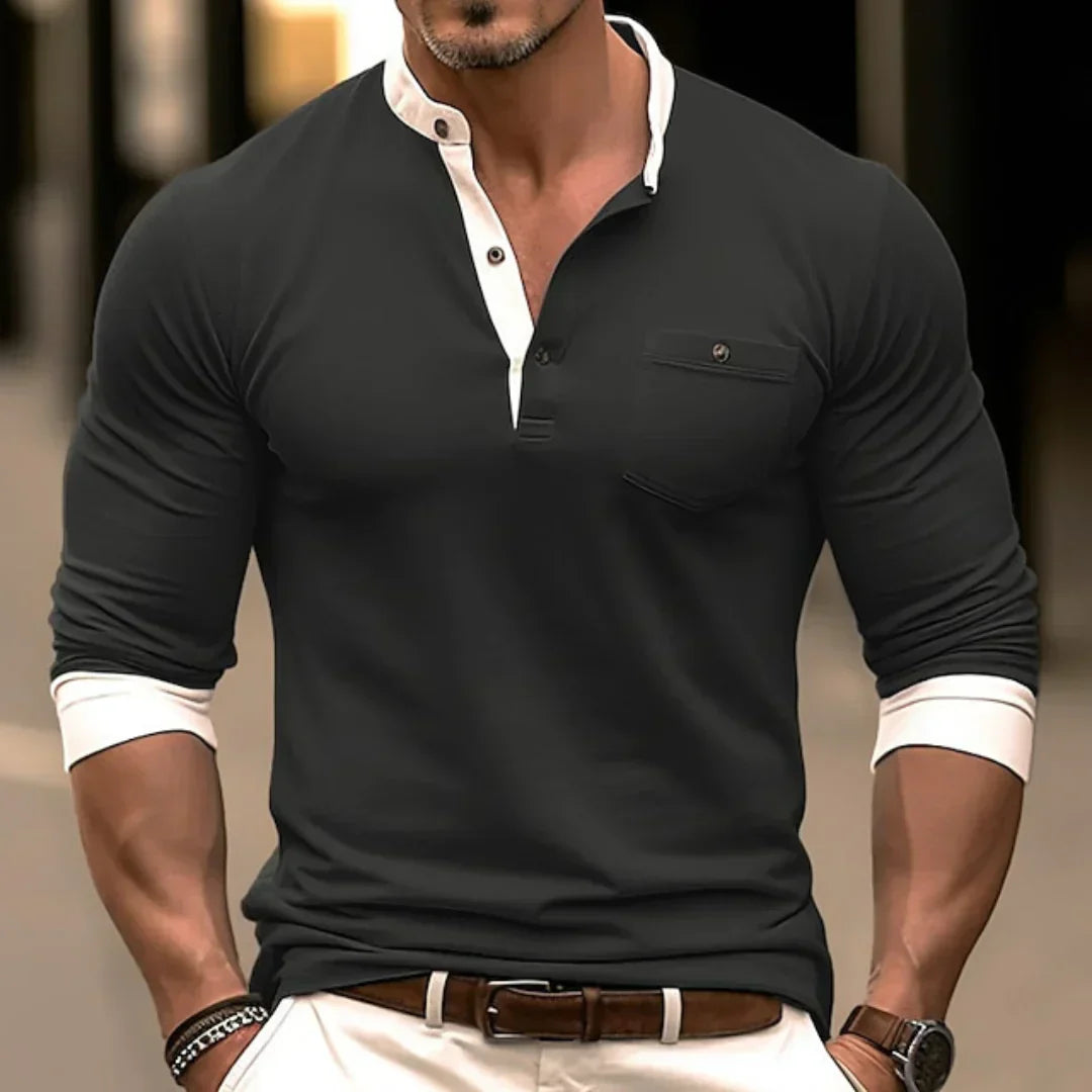 Lovelia® | Stylish Long-Sleeved Shirt For Men