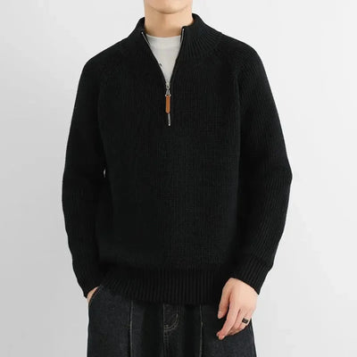 Higinio | Zip Knit Sweater