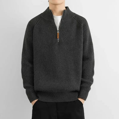Higinio | Zip Knit Sweater