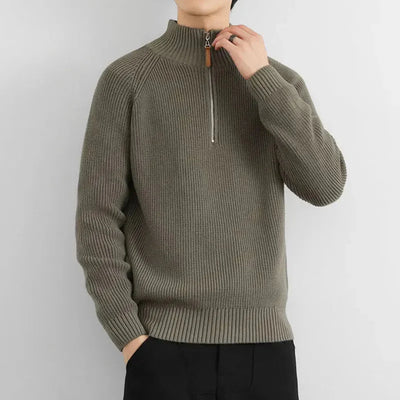 Higinio | Zip Knit Sweater