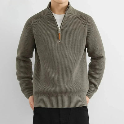 Higinio | Zip Knit Sweater