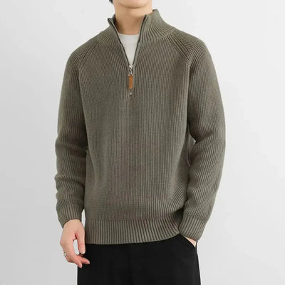 Higinio | Zip Knit Sweater