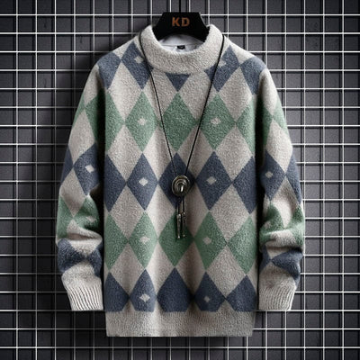 Ezra® | Pattern Sweater For Men