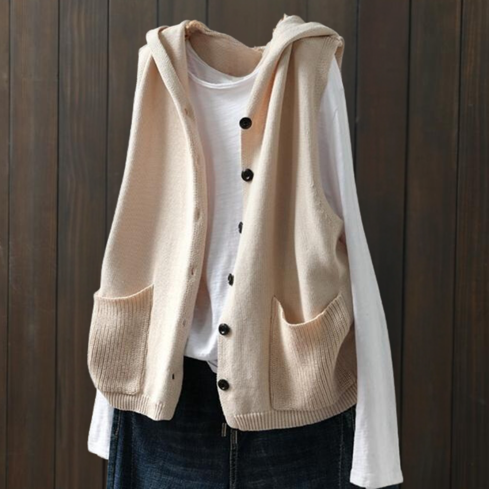 Sonny® | Women's Versatile Knitted Hooded Vest