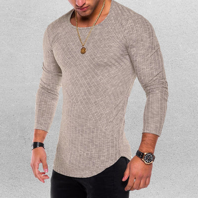 Judah® | Highly Elastic Plain Long-Sleeved T-Shirt For Men
