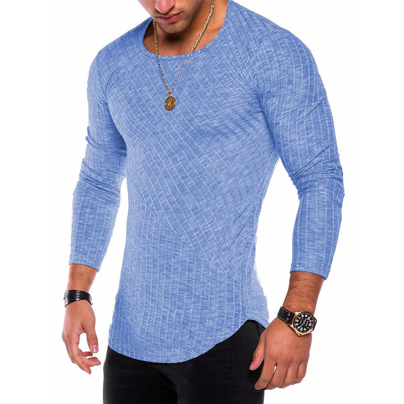 Judah® | Highly Elastic Plain Long-Sleeved T-Shirt For Men