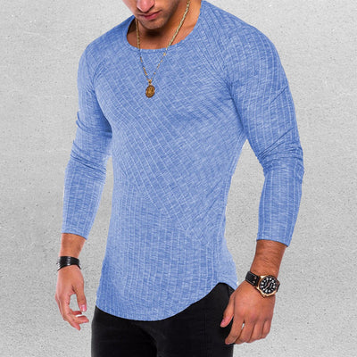Judah® | Highly Elastic Plain Long-Sleeved T-Shirt For Men