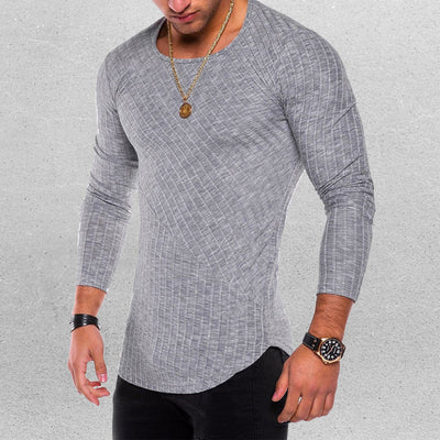 Judah® | Highly Elastic Plain Long-Sleeved T-Shirt For Men
