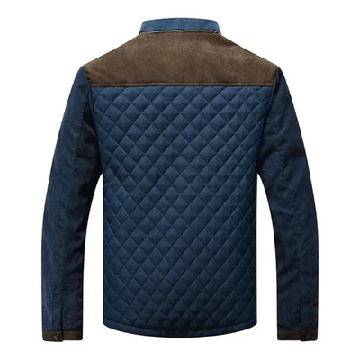 Emiliano | Hudson Quilted Contrast Collar Jacket
