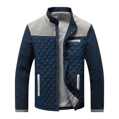 Emiliano | Hudson Quilted Contrast Collar Jacket
