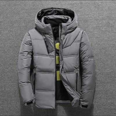 Tomer | Warm men's winter jacket with down filling