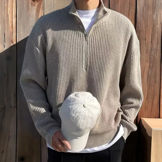 Crispin® | Classic Warm Sweater With Zipper