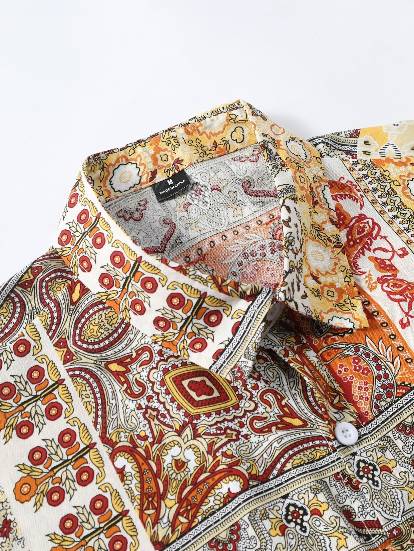 Honorato® | Paisley Floral Print Button Up Shirt