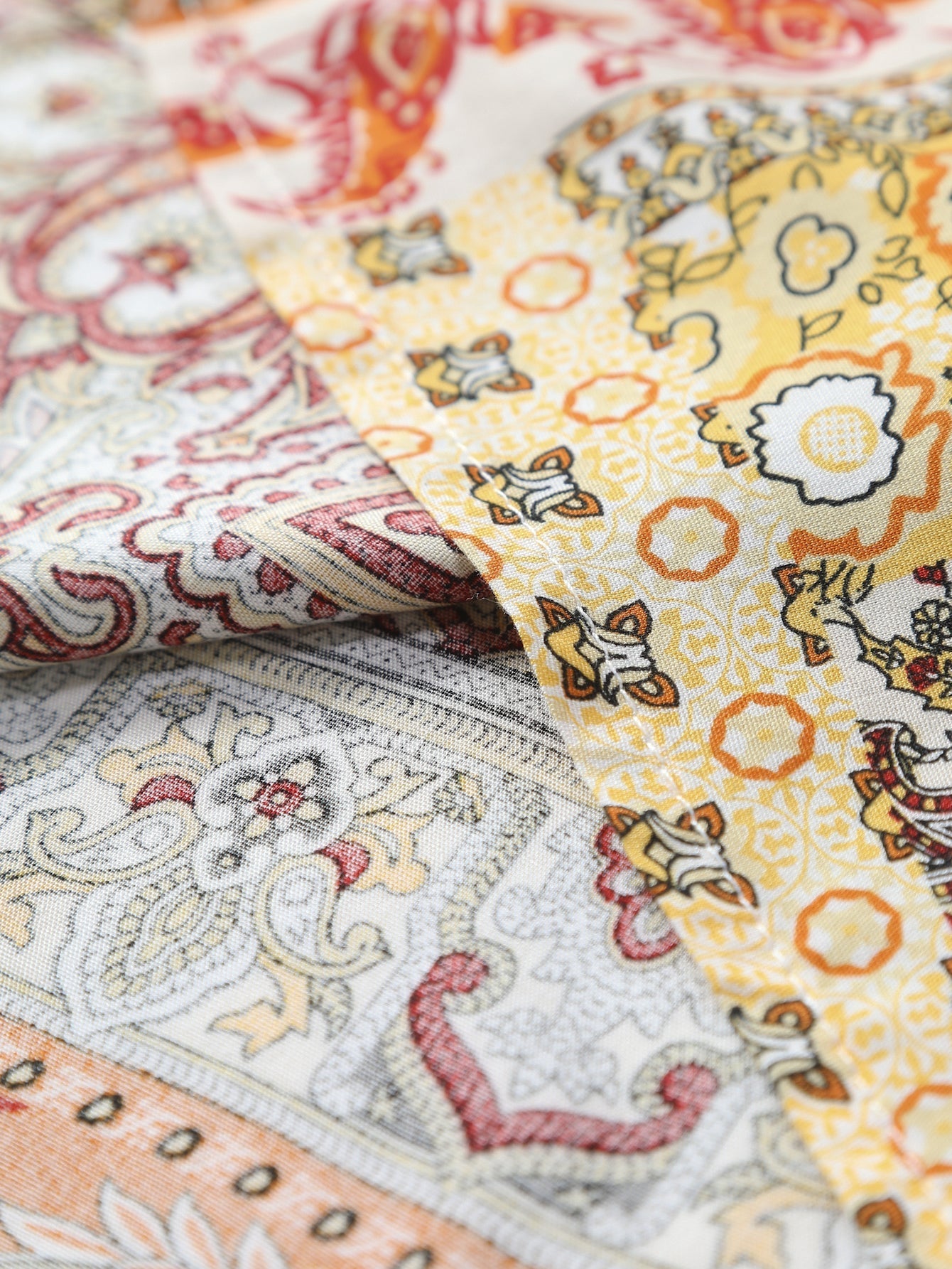 Arlan® | Paisley Floral Print Button Up Shirt