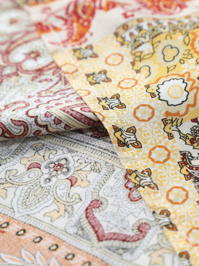 Arlan® | Paisley Floral Print Button Up Shirt