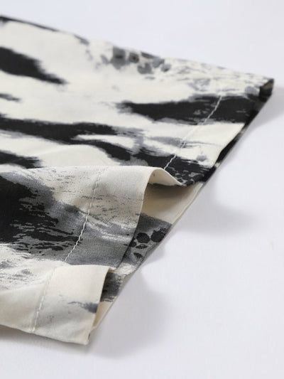 Manuel® | Brushstroke Print Button Up Shirt