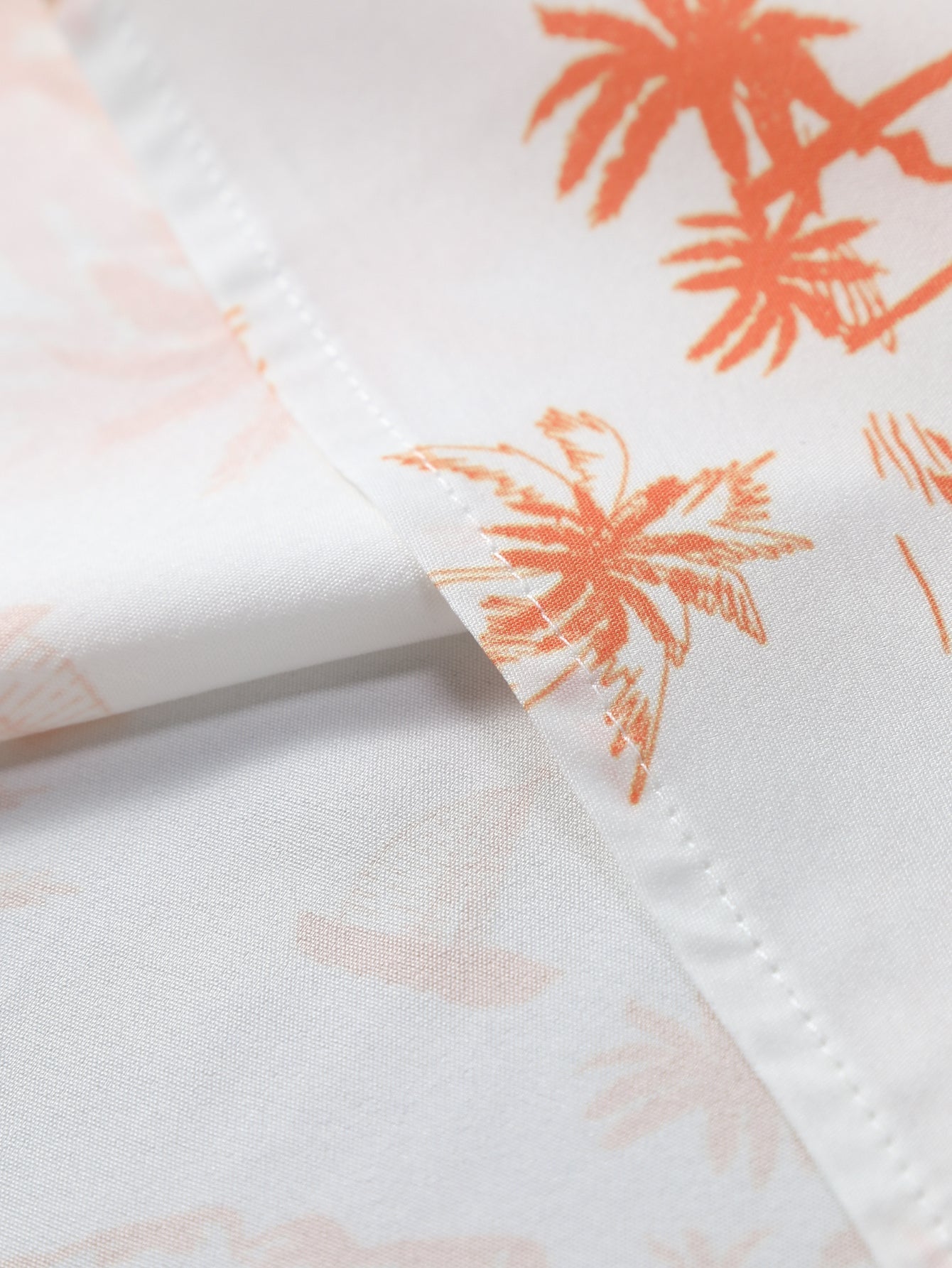 Hipólito® | Palm Tree Print Button Up Shirt & Swim Shorts