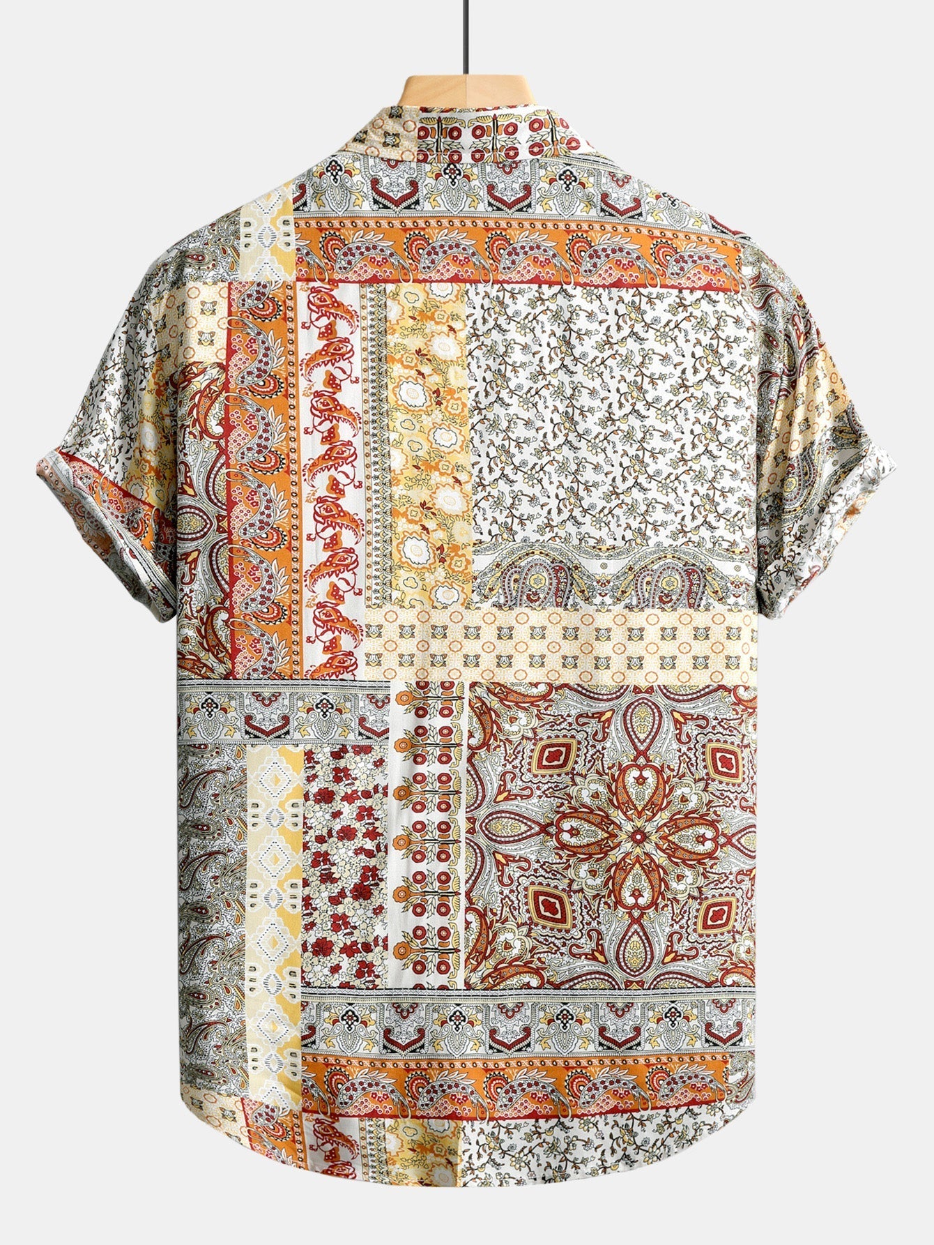 Arlan® | Paisley Floral Print Button Up Shirt