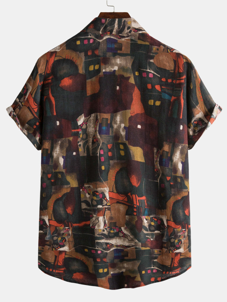 Aravind® | Vintage Abstract Print Shirts