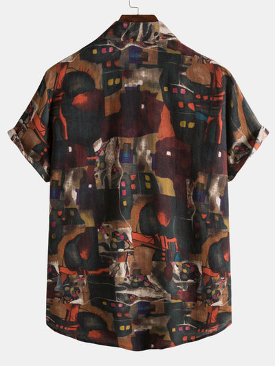 Aravind® | Vintage Abstract Print Shirts
