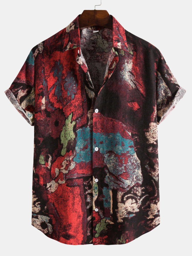 Aegidius® | Abstract Oil Painting Shirts
