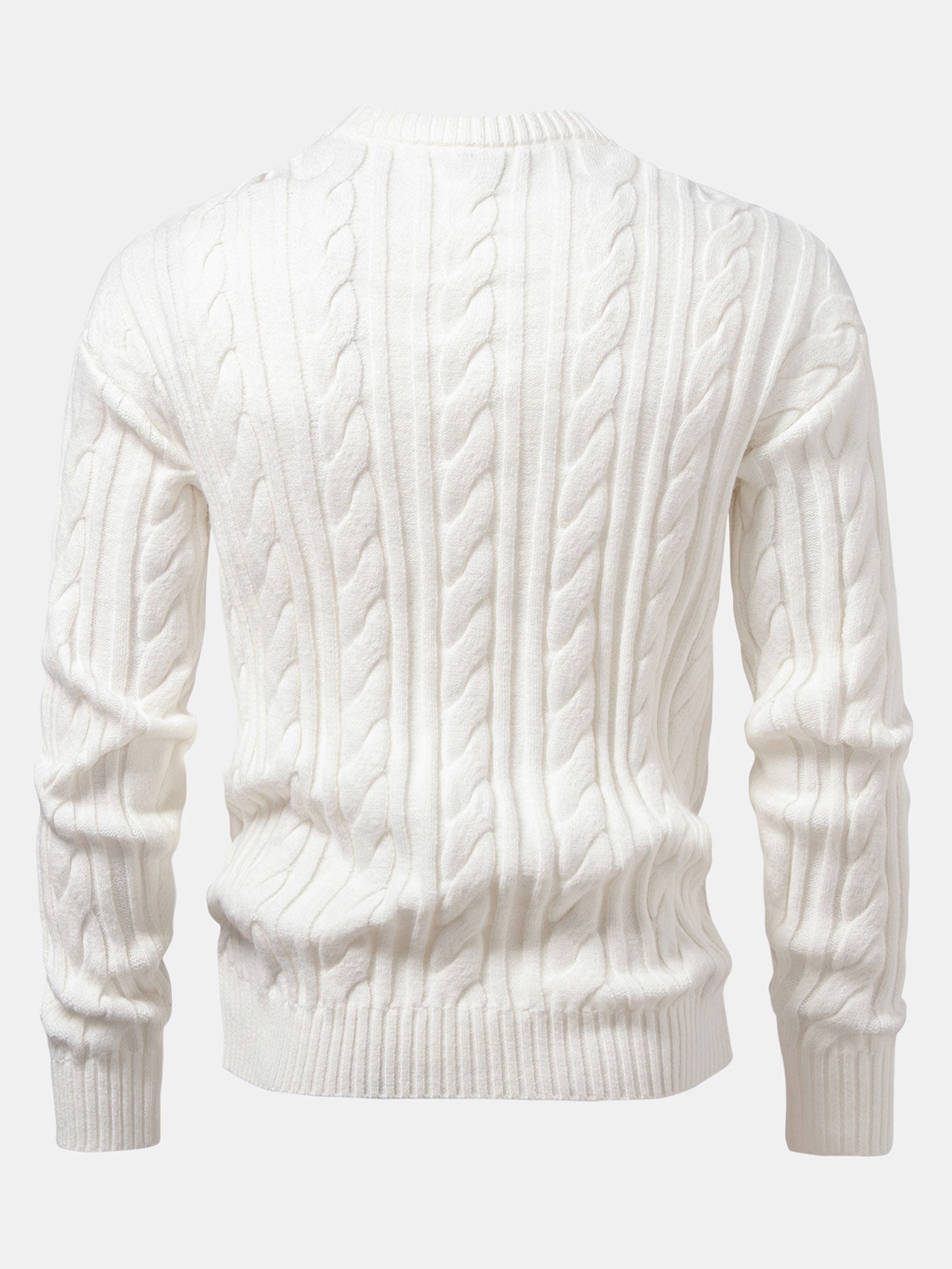 Abdullah® | Twist Jacquard Crew Neck Sweater