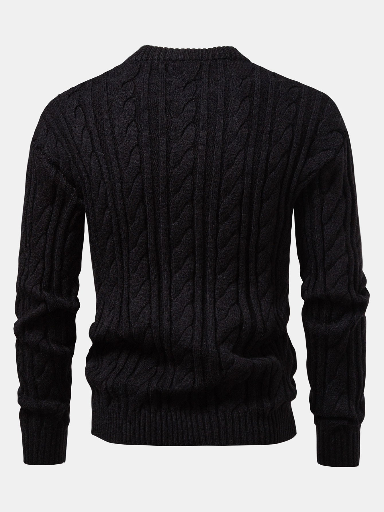 Abdullah® | Twist Jacquard Crew Neck Sweater