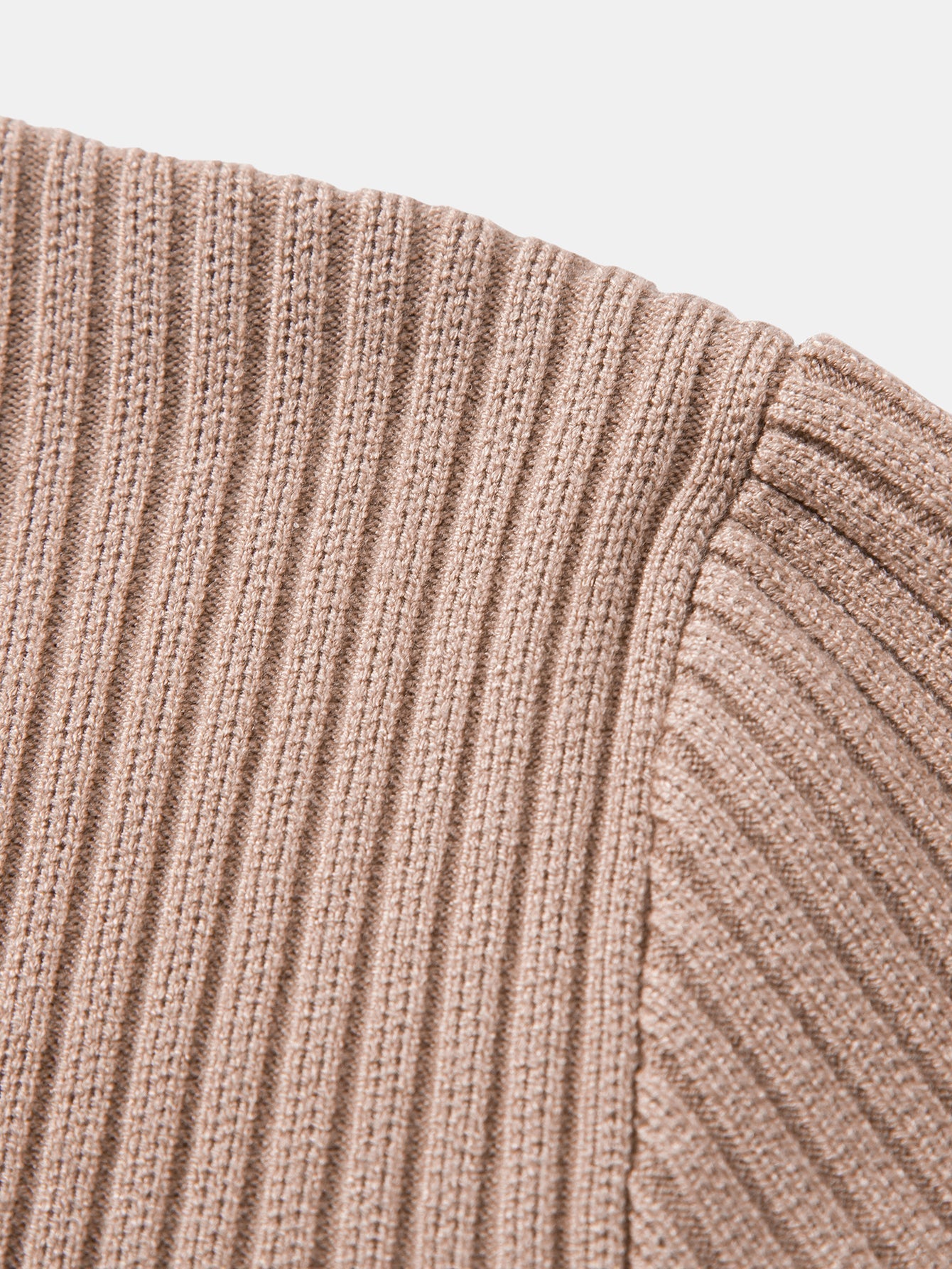 Ardal® | Ribbed Henley Neck Sweater