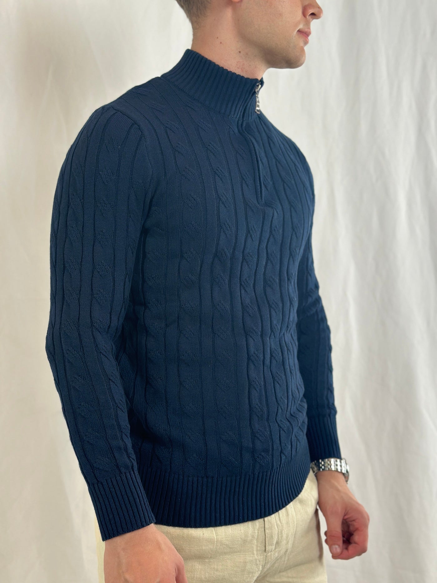 Felipe® | Sweater With Half Zip