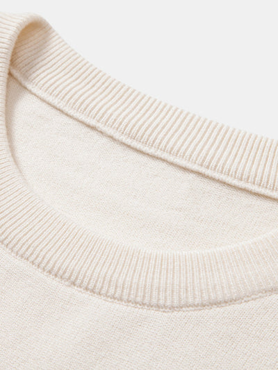 Aran® | Horizontal Stripe Pattern Crew Neck Sweater