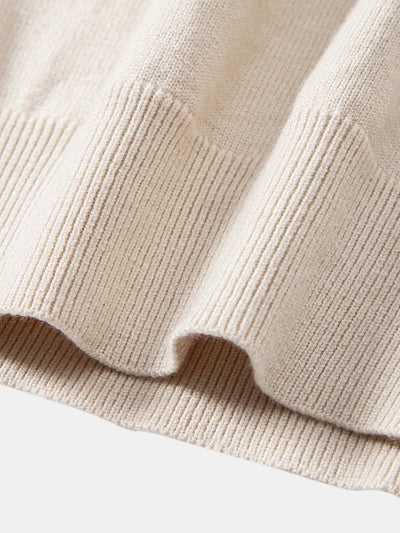 Adolfo® | Long Sleeve Stripe Knit Polo Shirt