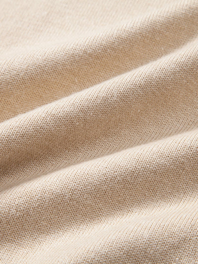 Alfonso® | Long Sleeve Stripe Knit Polo Shirt