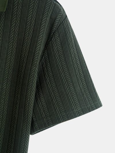 Assad® | Textured Zipper Polo