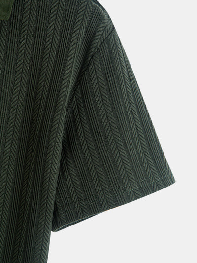 Stanley® | Textured Zipper Polo