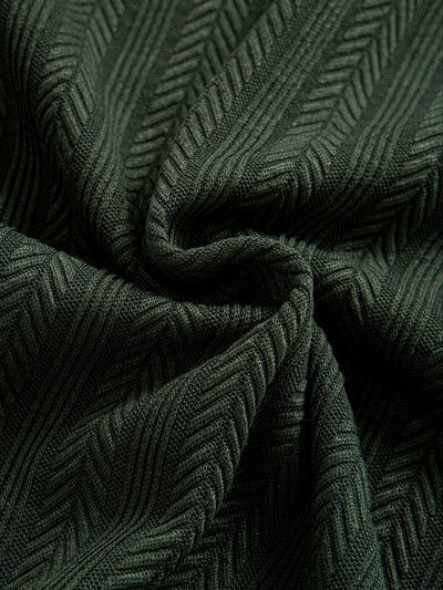 Ceferino® | Textured Zipper Polo