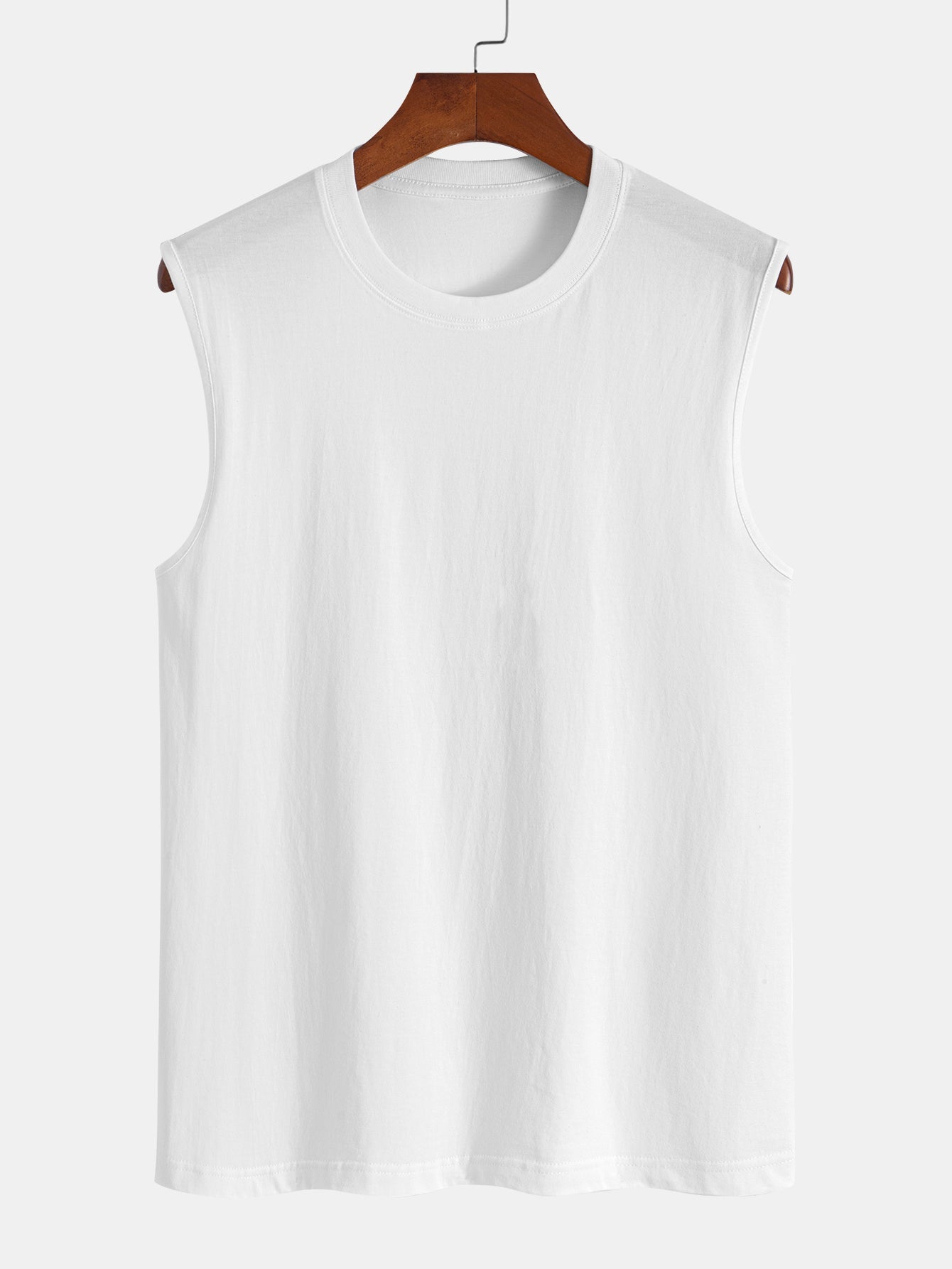 Crisanto® | Solid Color Cotton Tank Top