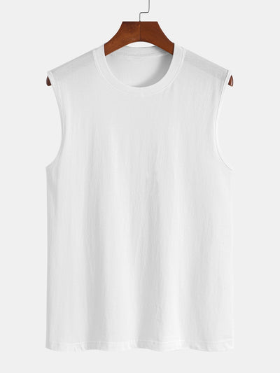 Crisanto® | Solid Color Cotton Tank Top
