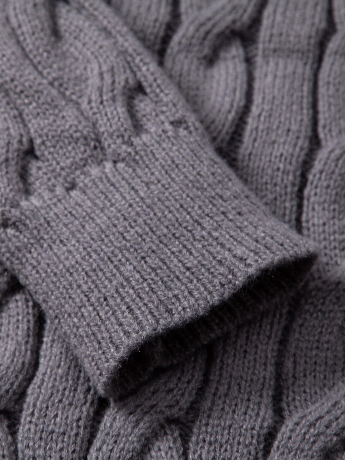 Achille® | Twist Jacquard Quarter Zip Sweater