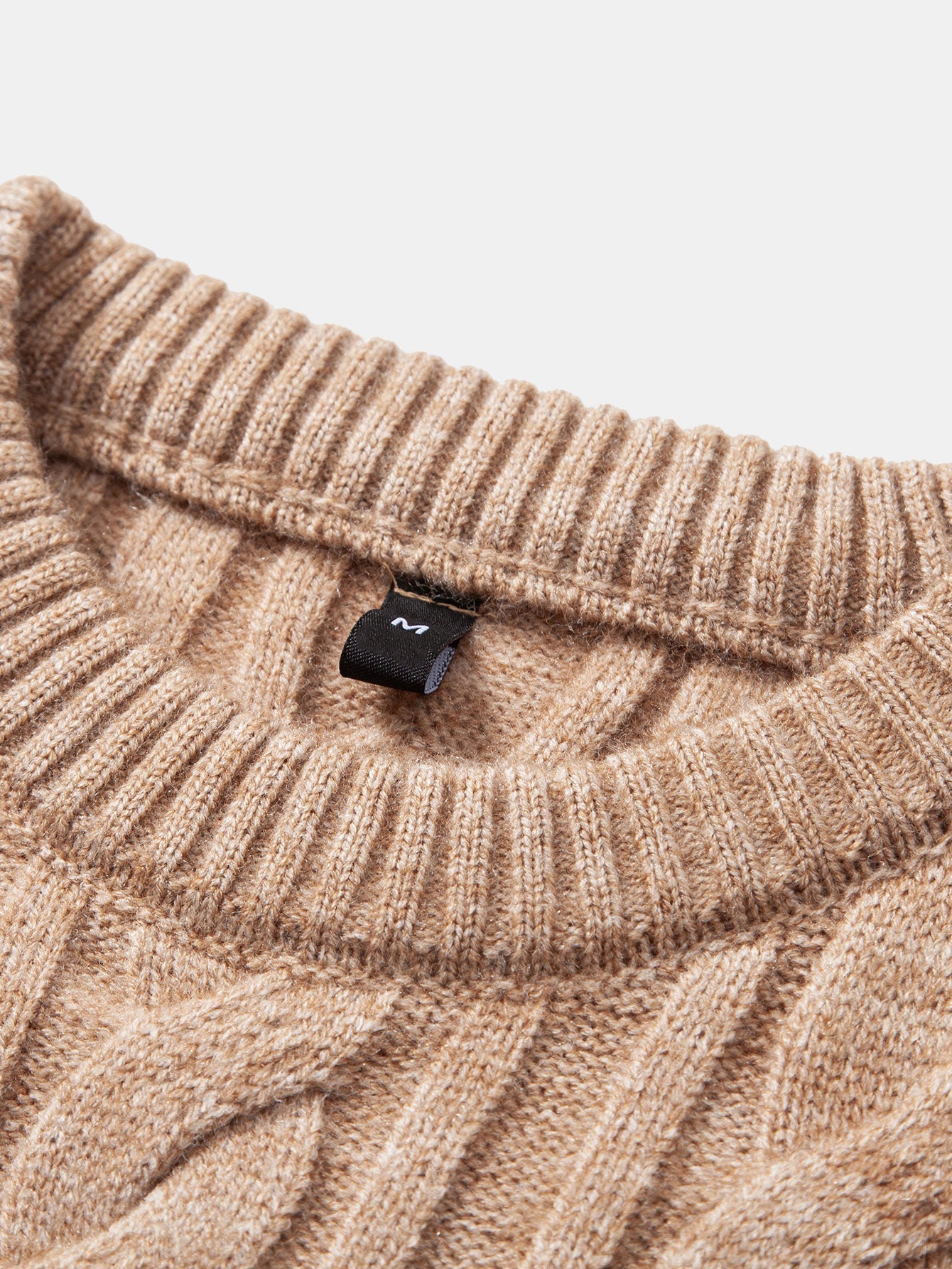 Abdullah® | Twist Jacquard Crew Neck Sweater