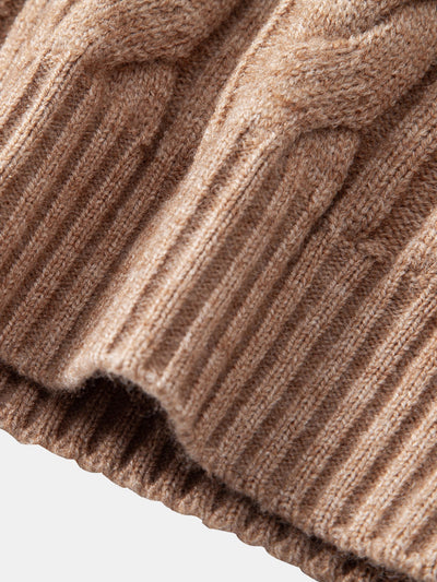 Abdullah® | Twist Jacquard Crew Neck Sweater